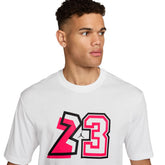 T-Shirt Uomo Nike Jordan 23 Graphic Bianco Rosso | NonSoloSport
