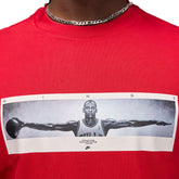 T-Shirt Uomo Nike Jordan Photo Rosso Nero | NonSoloSport