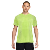 T-Shirt Uomo Nike Stride Aero-FIT Lime Argento | NonSoloSport