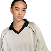 Maglia Manica Corta Donna Nike Sportswear Beige Nero | NonSoloSport