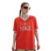 Maglia Donna Nike Sportswear Rosso Bianco | NonSoloSport