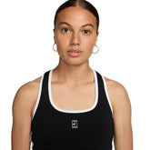 Canotta Donna Nike Advantage Dri-FIT Nero Bianco | NonSoloSport