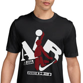 T-Shirt Uomo Nike Hoop Air Nero | NonSoloSport