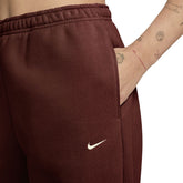 Pantalone Donna Nike Studio Fleece Medium Weight Marrone | NonSoloSport