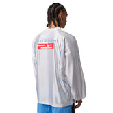 Maglia Uomo Nike Jordan Brooklyn Bianco Rosso | NonSoloSport