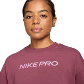 Maglia Donna Nike Pro Rosa Lilla | NonSoloSport