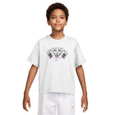 T-Shirt Ragazzo Nike Sportswear Bianco | NonSoloSport