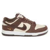 Sneakers Donna Nike Dunk Low Suede Marrone Bianco | NonSoloSport
