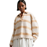 Felpa Donna Nike Sportswear Bianco Beige | NonSoloSport
