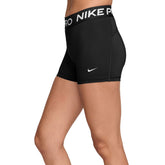 Shorts Donna Nike Biker Pro Nero Bianco | NonSoloSport