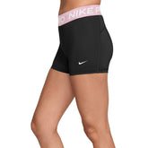 Shorts Donna Nike Biker Pro Nero Rosa | NonSoloSport