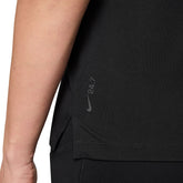 T-Shirt Donna Nike 24.7 ImpossiblySoft Light Nero | NonSoloSport