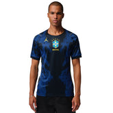 Maglia Calcio Uomo Nike Jordan Brasile 2026 Stadium Away Blu Scuro Nero | NonSoloSport