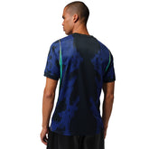Maglia Calcio Uomo Nike Jordan Brasile 2026 Stadium Away Blu Scuro Nero | NonSoloSport