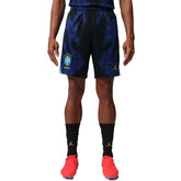 Shorts Calcio Uomo Nike Jordan Brasile 2026 Stadium Away Blu Nero | NonSoloSport
