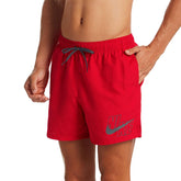Costume Boxer Uomo Nike Swim Rosso | NonSoloSport