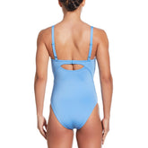 Costume Intero Donna Nike Swim Essential Azzurro | NonSoloSport
