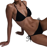 Slip Costume Donna Nike Swim Essential Nero | NonSoloSport