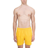 Costume Boxer Uomo Nike Logo Ricamato Giallo | NonSoloSport