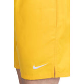 Costume Boxer Uomo Nike Logo Ricamato Giallo | NonSoloSport