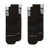 Nike Calze Multiplier 2 Paia Nero Bianco | NonSoloSport