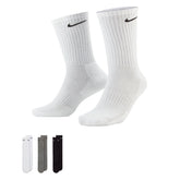 Nike Calze Everyday Cush 3 Paia Bianco Grigio Nero | NonSoloSport