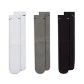 Nike Calze Everyday Cush 3 Paia Bianco Grigio Nero | NonSoloSport