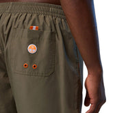 Costume Boxer Uomo North Sails Stampa Verticale Verde | NonSoloSport
