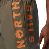 Costume Boxer Uomo North Sails Stampa Verticale Verde | NonSoloSport
