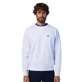 Felpa Uomo North Sails Patch Bianco | NonSoloSport