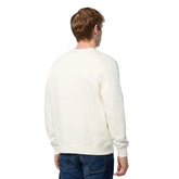 Felpa Uomo North Sails Logo Patch Avorio | NonSoloSport