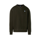 Felpa Uomo North Sails Logo Patch Verde | NonSoloSport