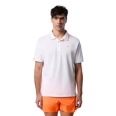 Polo Uomo North Sails Logo Fluo Bianco | NonSoloSport