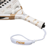 Racchetta Padel Nox AT10 Luxury Genius 12K Alum Tapia Bianco Oro | NonSoloSport