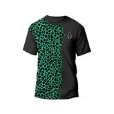 Nytrostar T-shirt Green Leopard Print Uomo Nero | NonSoloSport
