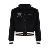 Obey Giacca Time Varsity Uomo Nero | NonSoloSport