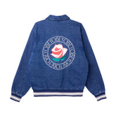 Giacca Uomo Obey Varsity Rose Blouson Canvas Blu | NonSoloSport