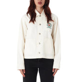 Giacca Donna Obey Rose Chore Bianco | NonSoloSport