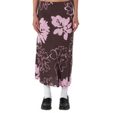 Gonna Donna Obey Zinnia Midi Java Marrone | NonSoloSport