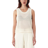 Canotta Donna Obey Hudson Mesh Bianco | NonSoloSport