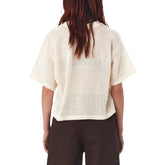 Top Donna Obey Alex Mesh Bianco | NonSoloSport