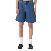 Shorts Donna Obey Eli Pleated Blu | NonSoloSport