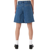 Shorts Donna Obey Eli Pleated Blu | NonSoloSport
