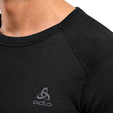 T-Shirt Uomo Odlo Active Warm Nero | NonSoloSport