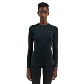 Top Manica Lunga Donna Odlo Performance Warm Nero | NonSoloSport