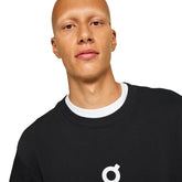 Felpa Uomo On Club Crew Nero Bianco | NonSoloSport