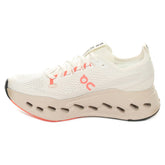 Scarpa da Running Donna On Cloudsurfer Max Bianco Arancione | NonSoloSport