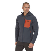 Patagonia Giacca R2 TechFace Uomo Blu Arancione | NonSoloSport