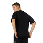 T-Shirt Uomo Phobia Bicolor Blue Yellow Lightning Print Black | NonSoloSport
