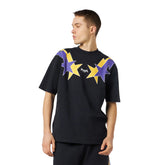 T-Shirt Uomo Phobia Yellow Purple Starry Lightning Nero | NonSoloSport